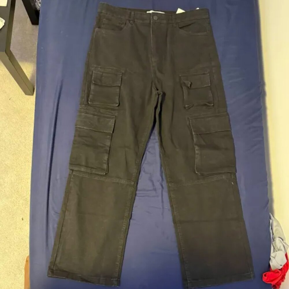 Black Cargo Jean